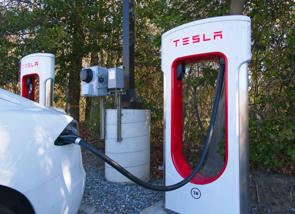 tesla superchargers