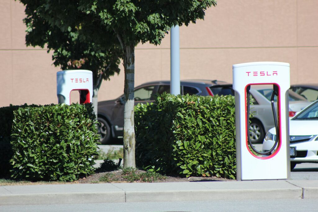 tesla superchargers